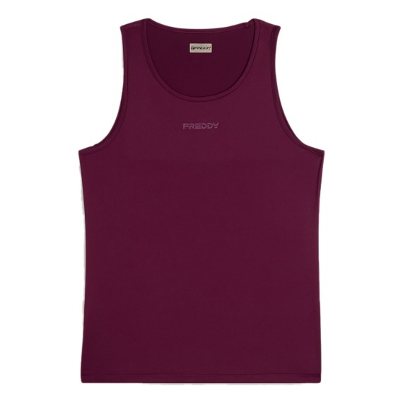 FREDDY Canotta sportiva Freddy Logo Glitter