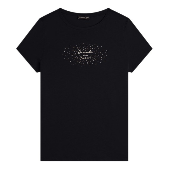 FREDDY T-Shirt Freddy Graphic Clear Gold FREDDY T-Shirt Freddy Graphic Clear Gold
