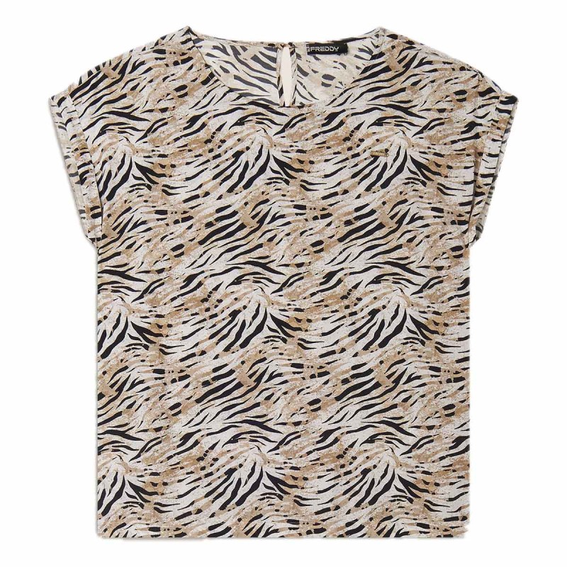FREDDY T-shirt Freddy Viscose Animalier