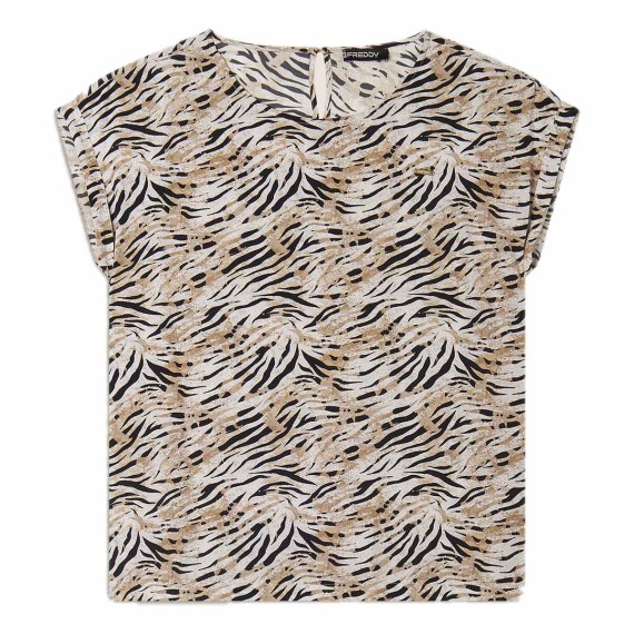FREDDY Camiseta Freddy Viscosa Animalier FREDDY Camiseta Freddy Viscosa Animalier