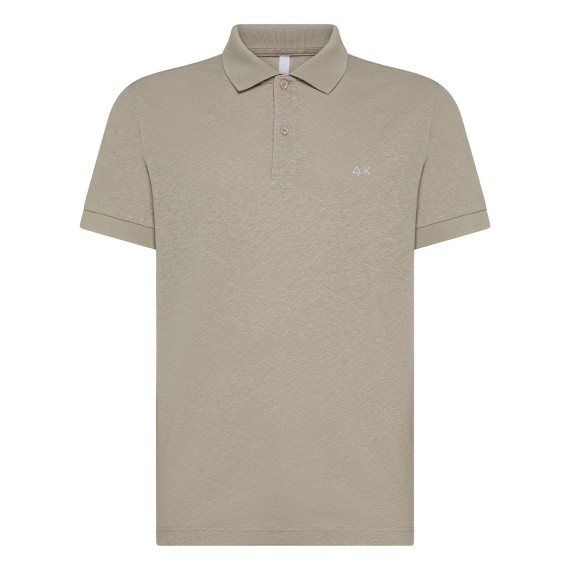 SUN68 Sun68 Linen And Cotton Polo