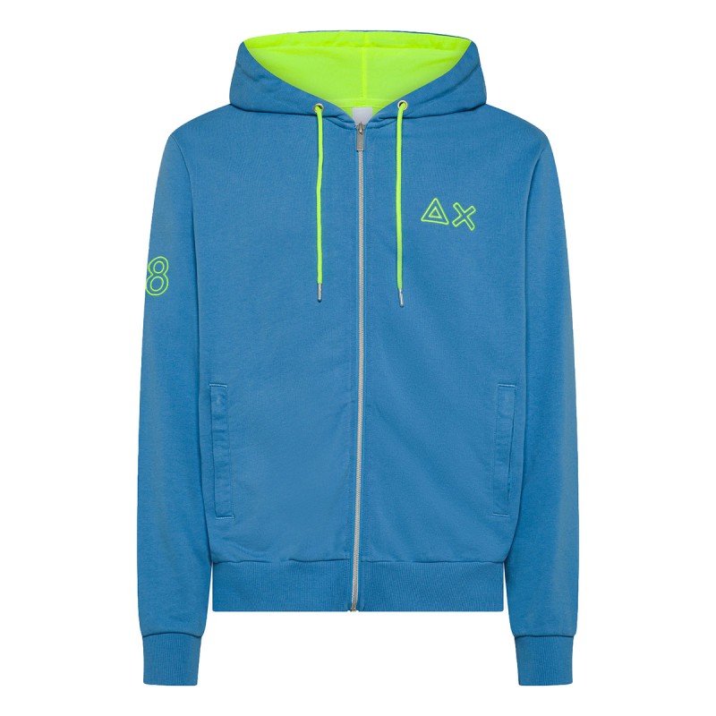 SUN68 Sudadera con capucha Sun68 Fluorescent Logo