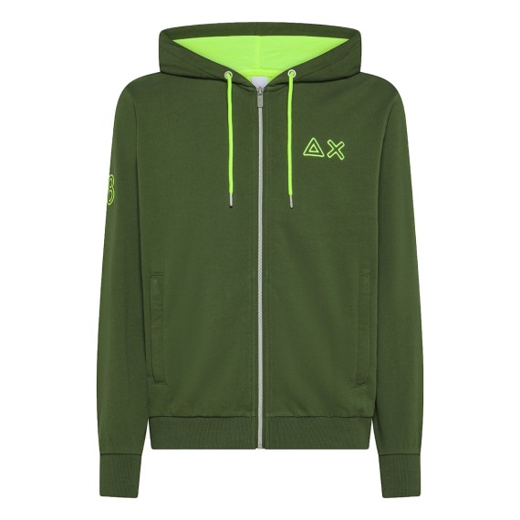 Felpa Sun68 Fluorescent Logo SUN68 Maglieria Felpa Sun68 Fluorescent Logo SUN68 Maglieria