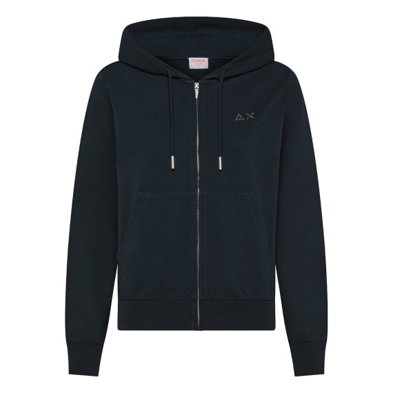 SUN68 Sun68 Rhinestone Logo Hoodie