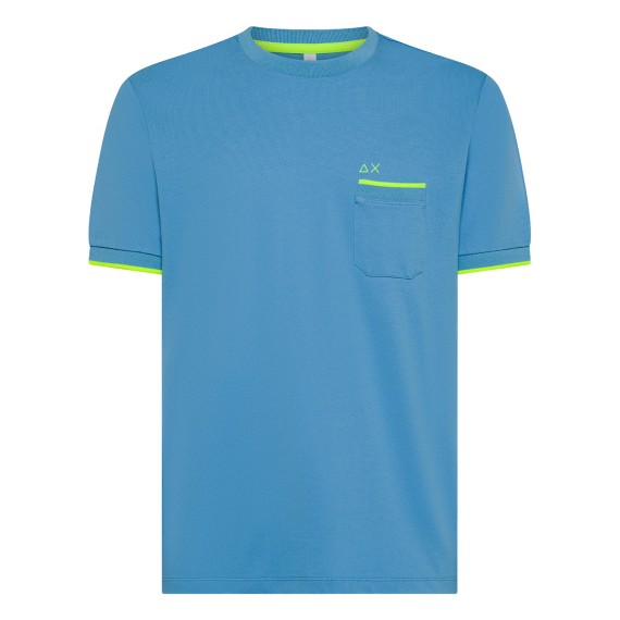 SUN68 Camiseta Sun68 Piqué Fluorescent Logo SUN68 Camiseta Sun68 Piqué Fluorescent Logo