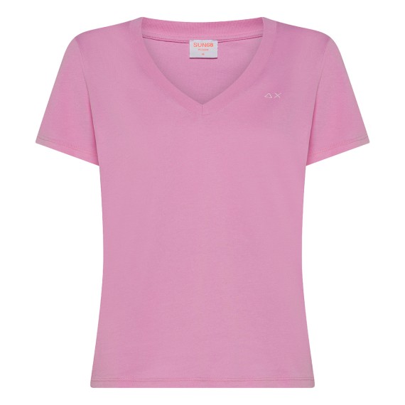 SUN68 Camiseta Sun68 Cotton V-Neck