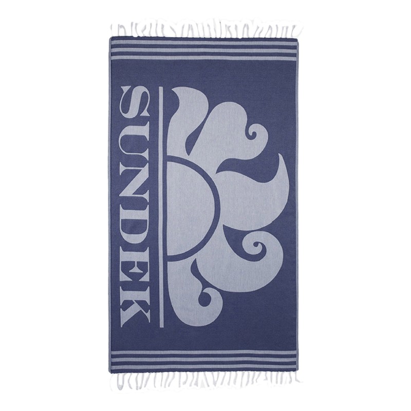 SUNDEK Telo Mare Sundek Jacquard Fouta Logo