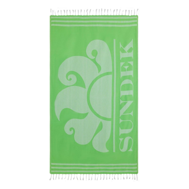 SUNDEK Serviette de Plage Sundek Jacquard Fouta Logo