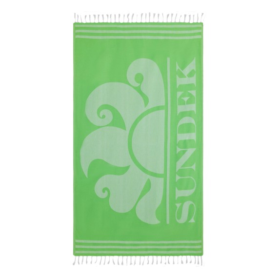 SUNDEK Serviette de Plage Sundek Jacquard Fouta Logo