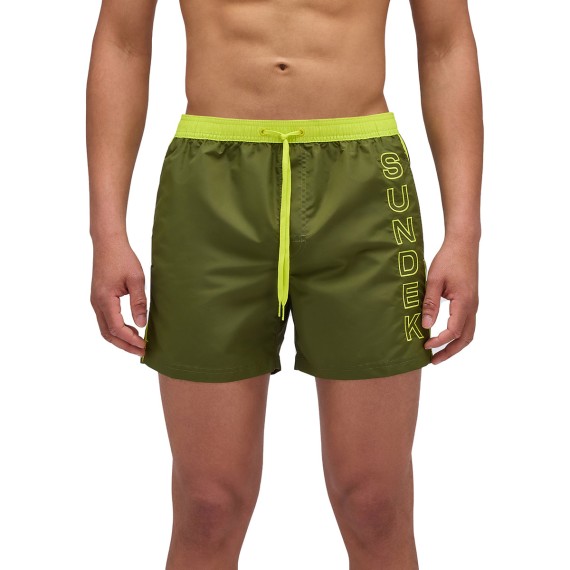 SUNDEK Sundek Iconic Taffeta Contrasting Piping Swim Shorts