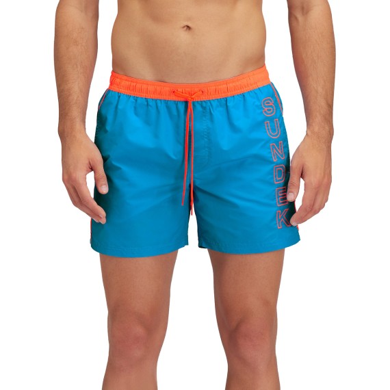 SUNDEK Sundek Iconic Taffeta Contrasting Piping Swim Shorts