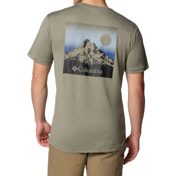 COLUMBIA Camiseta Columbia Kwick Hike™ Back Stone Green COLUMBIA Camiseta Columbia Kwick Hike™ Back Stone Green
