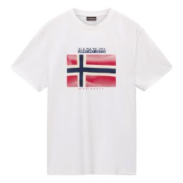 NAPAPIJRI T-shirt Napapijri Lari White Heron