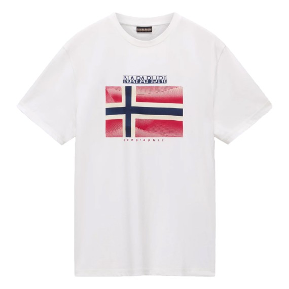 NAPAPIJRI T-shirt Napapijri Lari White Heron