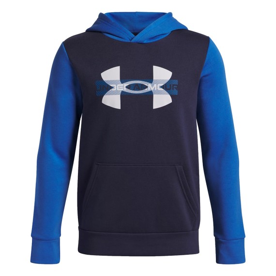 UNDER ARMOUR Sweat à capuche Under Armour Rival Fleece Colorblock Graphic Jr