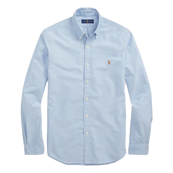 Camicia Polo Ralph Lauren Oxford Slim-Fit Blue POLO RALPH LAUREN Camicie