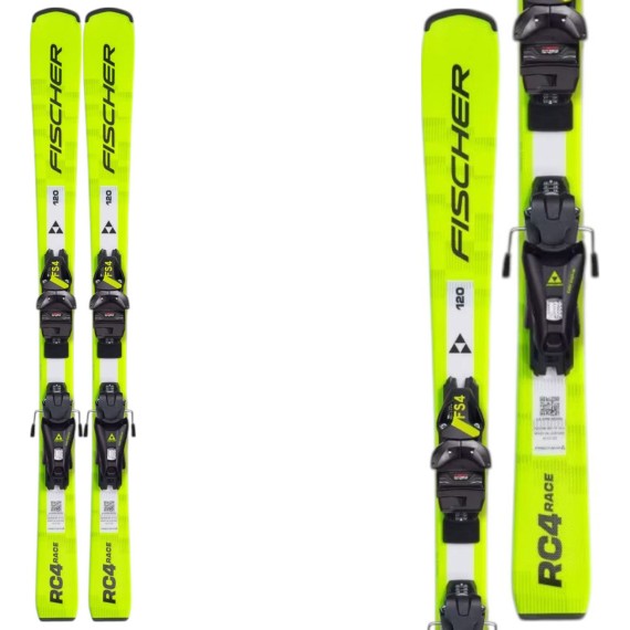 FISCHER Fischer RC4 Race JR 70-90 JRS Skis with FS 4 GW CA bindings