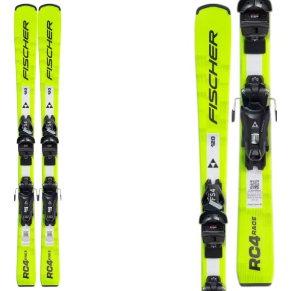 FISCHER Fischer RC4 RACE JR 100-120 JRS Skis with FS 4 GW CA bindings