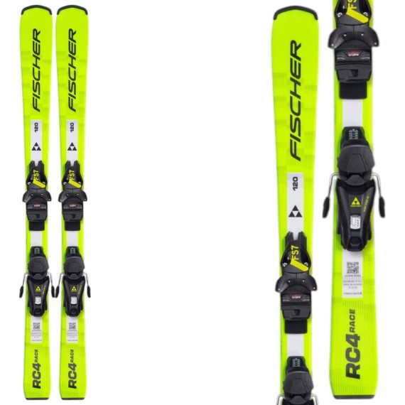 FISCHER Skis Fischer RC4 Race JR 130-150 JRS avec fixations FS 7 GW CA