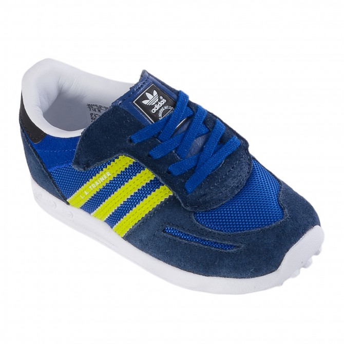 Scarpa Adidas La Trainer Baby blu