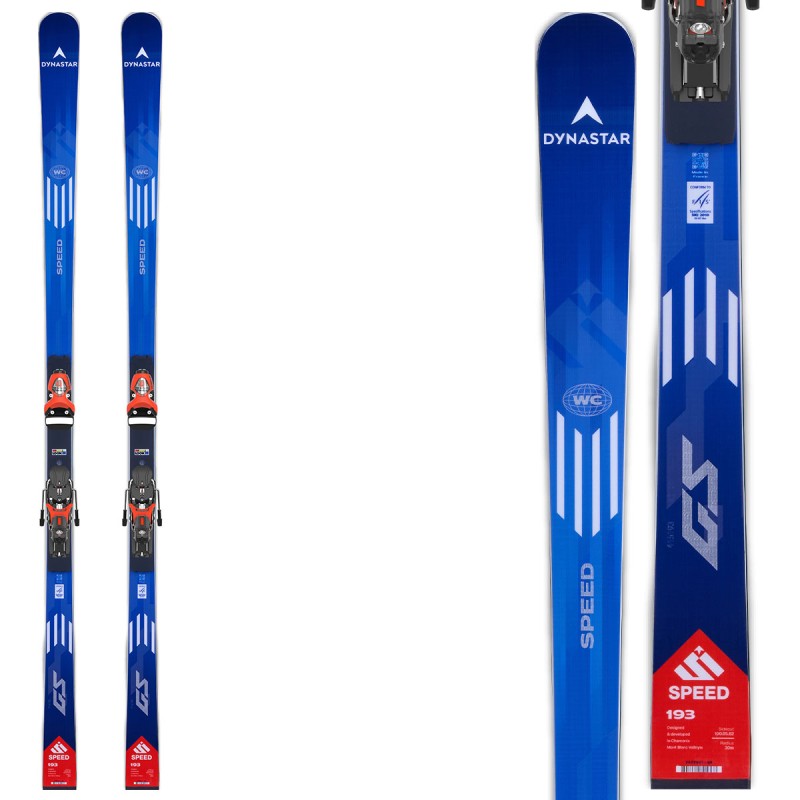 DYNASTAR Sci Dynastar Speed Course WC FIS GS Factory 193 R22 con attacchi PX 18 WC Rockerace