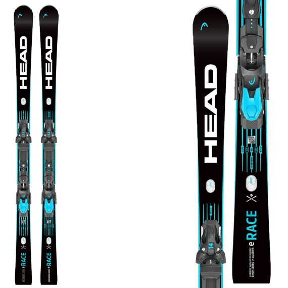 HEAD Sci Head WC Rebels e-Race RP Evo 14 con attacchi Freeflex ST 14