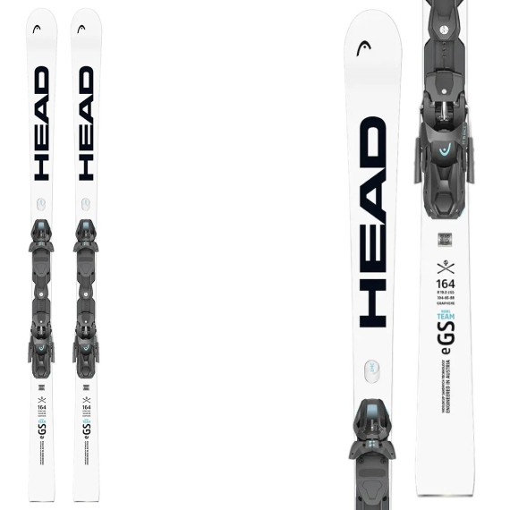 HEAD Head WCR e.GS Rebel Team SW RP WCR T Skis with Freeflex 11 Race bindings