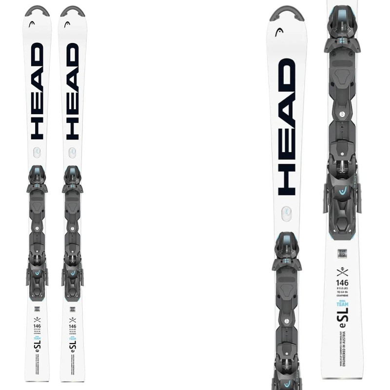 HEAD Head WCR e.SL Rebel Team SW RP WCR T Skis with Freeflex 11 Race bindings
