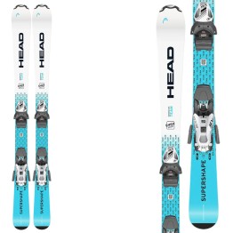 HEAD Head Supershape Team Easy JRS Skis with JRS 7.5 GW CA BR 78 bindings