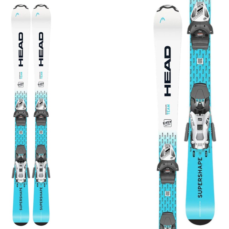HEAD Head Supershape Team Easy JRS Skis with JRS 7.5 GW CA BR 78 bindings