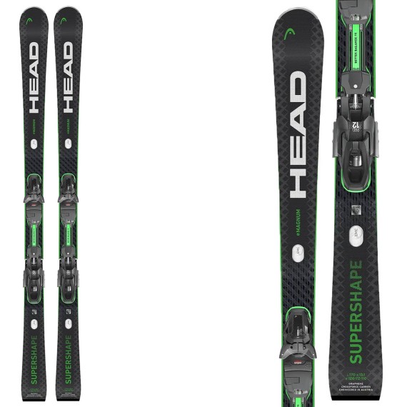 HEAD Esquís Head Supershape e-Magnum SW BB-PR con fijaciones PRD 12 GW BR 85 HEAD Esquís Head Supershape e-Magnum SW BB-PR con fijaciones PRD 12 GW BR 85