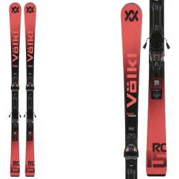 Sci Volkl Racetiger RC RED con attacchi VMOT 12 VOLKL Race carve - sl - gs