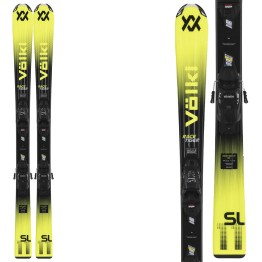 VOLKL Esquís Volkl Racetiger JR Yellow con fijaciones 4.5 VMOT VOLKL Esquís Volkl Racetiger JR Yellow con fijaciones 4.5 VMOT