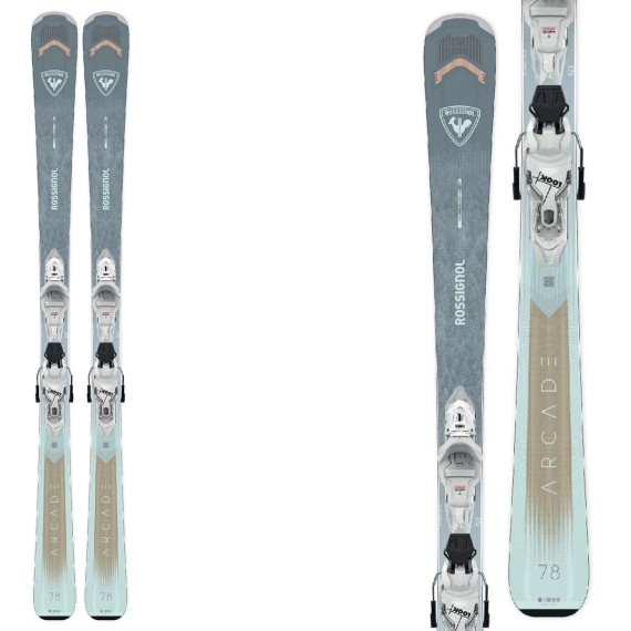 ROSSIGNOL Rossignol Arcade W 78 Xpress Skis with XPRESS W10 GW B83 bindings