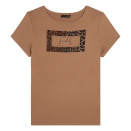 FREDDY Freddy Animalier Strass T-shirt