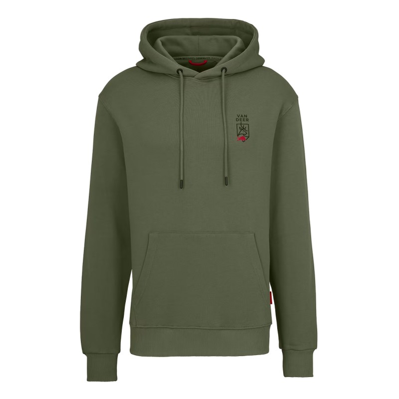 VAN DEER Sudadera con capucha Van Deer Essential Kakhi