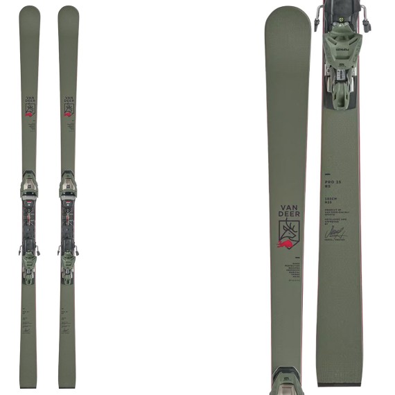 VAN DEER Skis Van Deer PRO RS avec fixations Comp 16