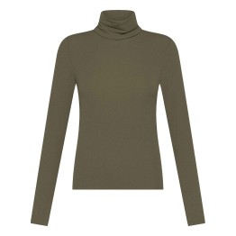 DEHA Deha Mock-Neck Cashmere Blend T-Shirt