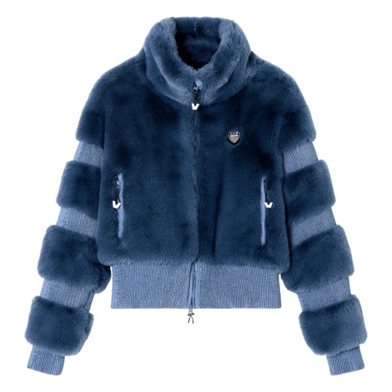 EMPORIO ARMANI Chaqueta de esquí efecto peluche Emporio Armani