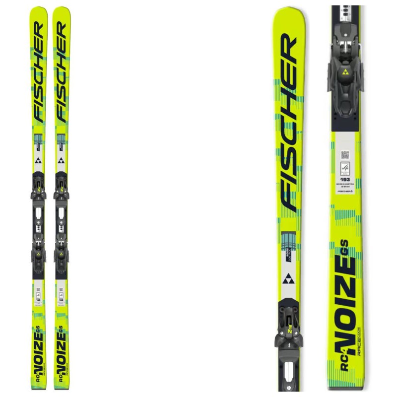 FISCHER Fischer RC4 WC NOIZE GS M-PLATE Skis + Z18 W Bindings