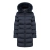 COLMAR ORIGINALS Long down jacket with fur Colmar