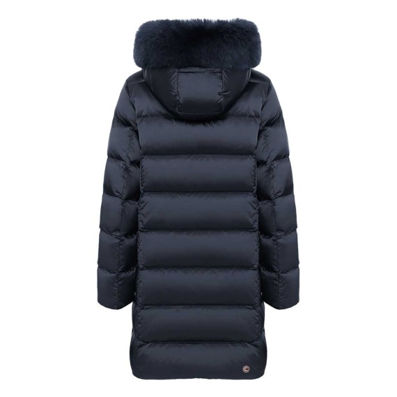 COLMAR ORIGINALS Long down jacket with fur Colmar