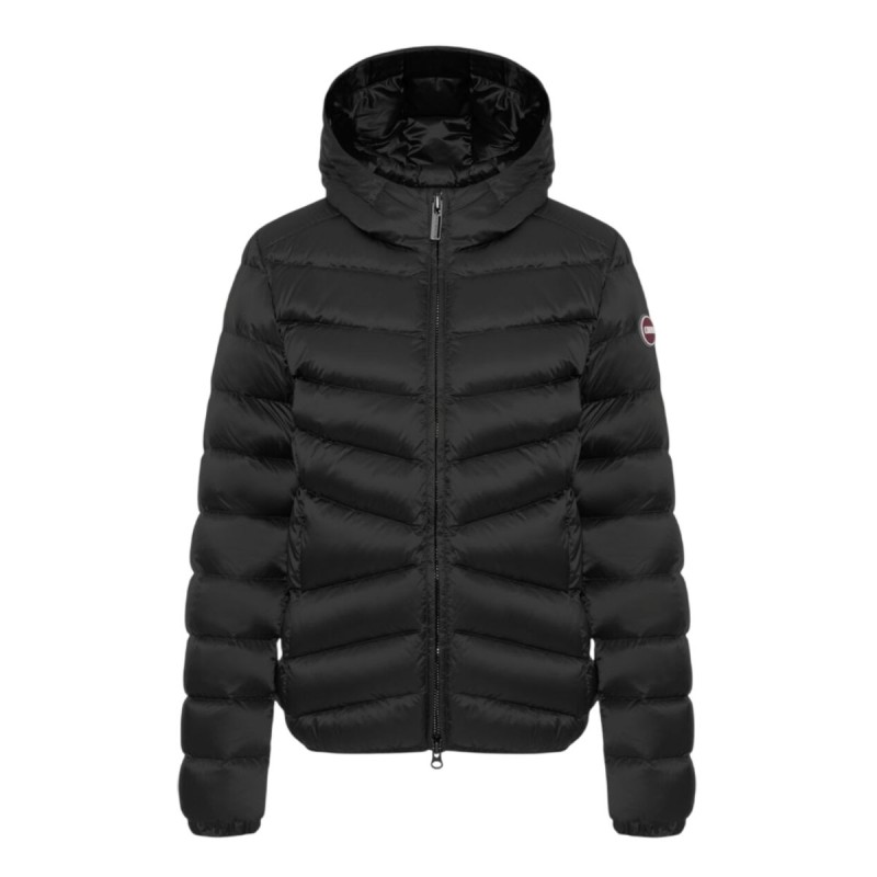 COLMAR ORIGINALS Quilted down jacket with synthetic fur Colmar