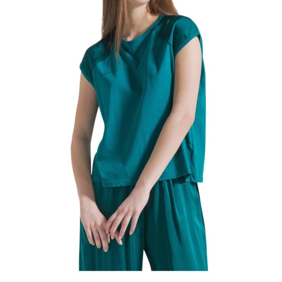 DEHA T-shirt Deha Satin Sleeves