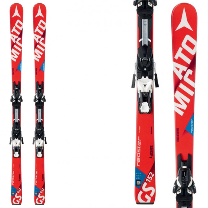 Sci Atomic Redster Fis Gs Jr + attacchi Xtl 10 Race rosso-bianco
