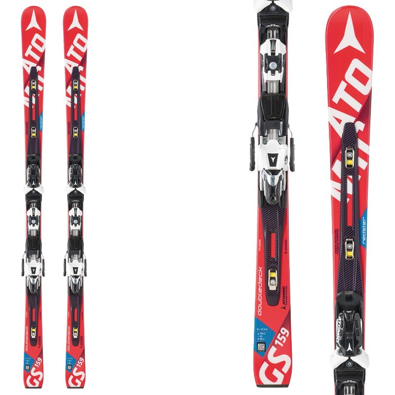 Ski Atomic Redster Fis D2 Gs Jr + fixations X 12 rouge