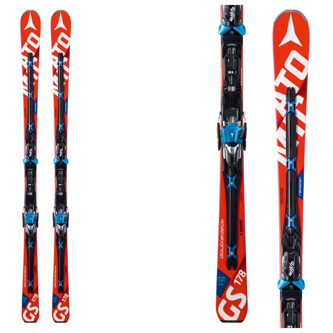 Sci Atomic Redster Doubledeck Gs Mtl + attacchi X12 Tl Ome rosso-bianco-nero