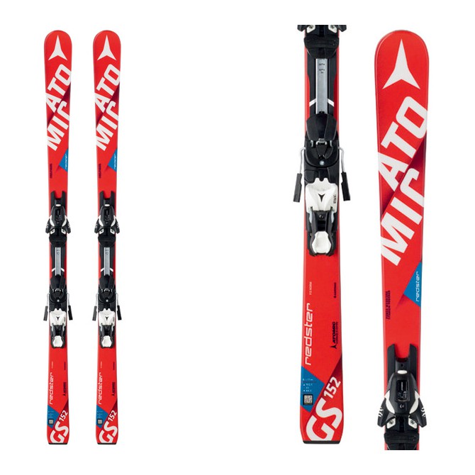 Ski Atomic Redster Fis Gs Jr Smt + fixations Xtl 12 Race rouge-blanc
