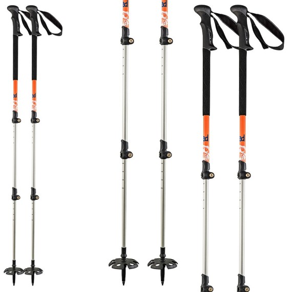 HEAD Bâtons de ski Head Vario 3 parties orange-noir