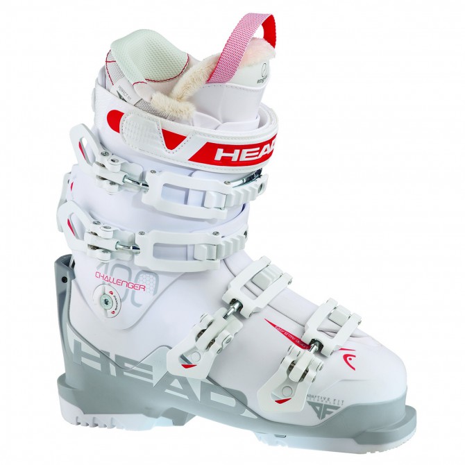 Chaussures ski Head Challenger 100 W blanc-gris-rouge